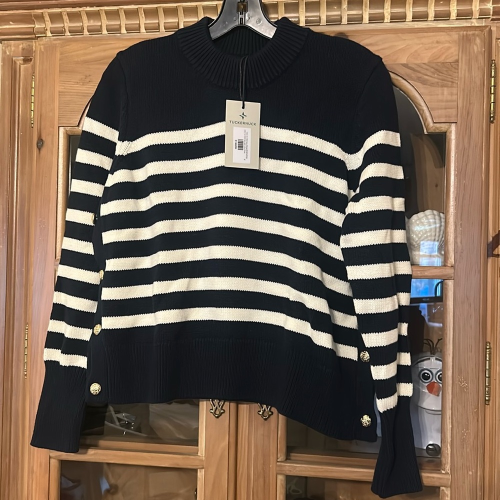 Navy Bar Harbor Striped Sweater
TUCKERNUCK - Picture 4 of 10